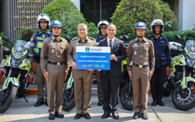 วิริยะประกันภัย มอบอุปกรณ์รถจักรยานยนต์ ยกระดับการช่วยเหลือฉุกเฉินบนท้องถนน