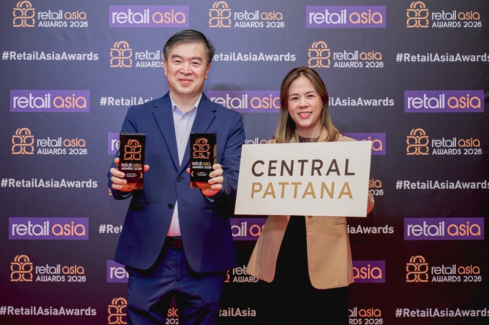 เซ็นทรัลพัฒนา คว้ารางวัลใหญ่ 3 ปีซ้อน กับรางวัล New Mall of the Year และ Eco-Friendly Mall of the Year จากเวที Retail Asia Awards 2026 ย้ำผู้นำอสังหาฯ ไทยกับการพัฒนาเมืองแห่งอนาคต