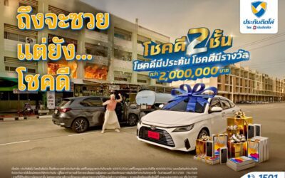 ประกันติดโล่ ยินดีกับผู้โชคดีแคมเปญ “โชคดี 2 ชั้น โชคดีมีประกัน โชคดีมีรางวัล” ชวนคนไทยรับบริการ After ซวย Service 1501 พร้อมลุ้นรถป้ายแดงและรางวัลอีกเพียบถึงสิ้นปี 69