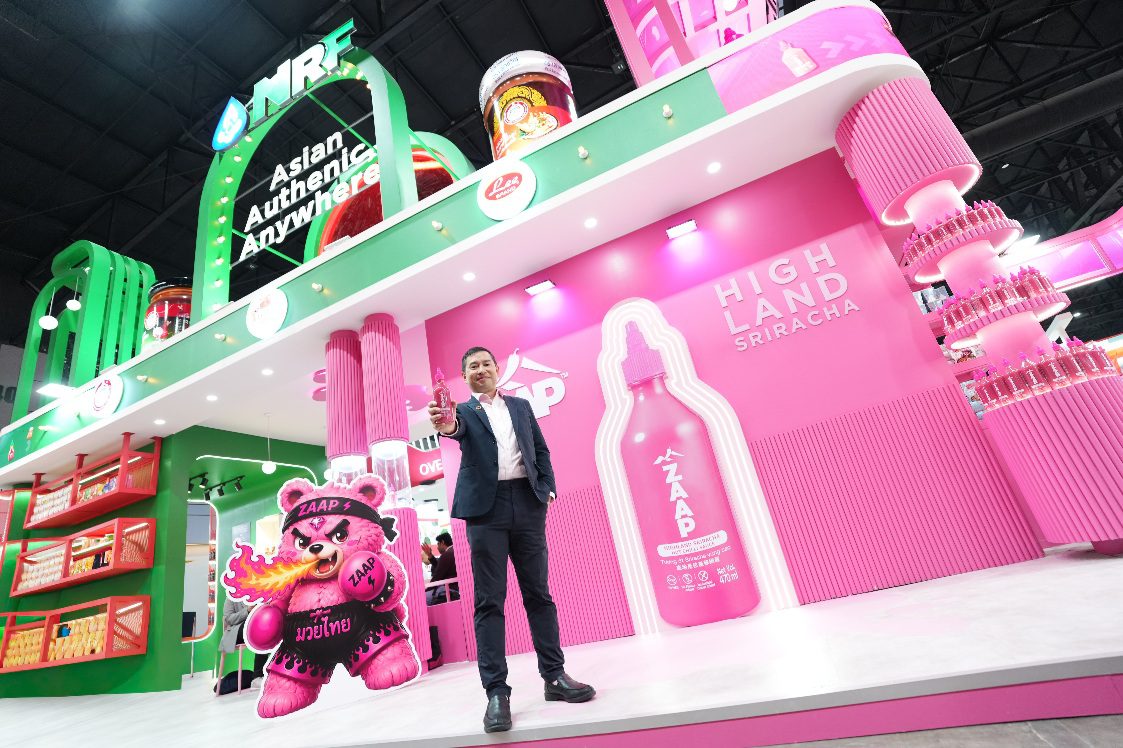 NRF ดัน “Pink Sauce” ซอสพริกศรีราชาสีชมพูสู่เวทีโลก หลังงาน THAIFEX 2026 สร้างดีลใหม่กว่า 10 ประเทศ
เตรียมลุยตลาดสหราชอาณาจักรเต็มตัวกรกฎาคมนี้