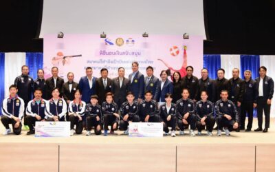 กทพ. สนับสนุนกีฬายิงเป้าบิน และกีฬาเทคบอล เพื่อเสริมศักยภาพสู่เวทีโลก