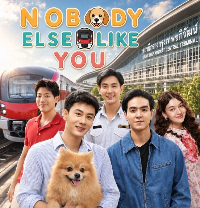 ต้อนรับเดือนแห่งความรักที่ไม่มีเงื่อนไขกับซีรีส์เรื่องใหม่ล่าสุดของรถไฟฟ้าสีแดง “Nobody Else Like You” พบ โตส อัครัช พระเอกช่อง 7 สี เทป วรชัย พระเอกซีรี่ส์ The Bangkok Boy หมู ภูษณะ นักแสดงจากช่อง 7 สี และ น้องคาปูชิโน่