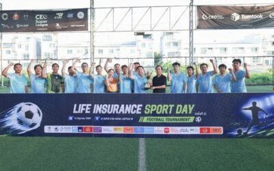 OCEAN LIFE ไทยสมุทรประกันชีวิต แท็กทีมผู้บริหาร-พนักงาน ลงฟาดแข้งฟุตบอล 7 คน คว้ารองอันดับ 1 ฟุตบอล “LIFE INSURANCE SPORT DAY 2026”