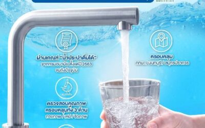 น้ำประปาสะอาด ดื่มได้ มั่นใจทุกหยด