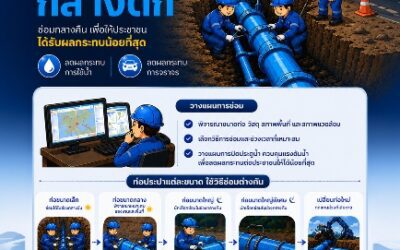 เคยสงสัยไหม? ทำไม กปน. มักซ่อมท่อประปาตอนกลางคืน