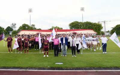 SAM ร่วมงานฟุตบอลกระชับมิตร “AMC SUPER CUP ครั้งที่ 2”