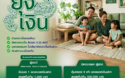 ธ.ก.ส. เปิดตัว “เงินฝากยุ้งเงิน” เงินฝากพร้อมความคุ้มครอง เพื่ออนาคตของเยาวชน รับดอกเบี้ยร้อยละ 0.35 ต่อปี