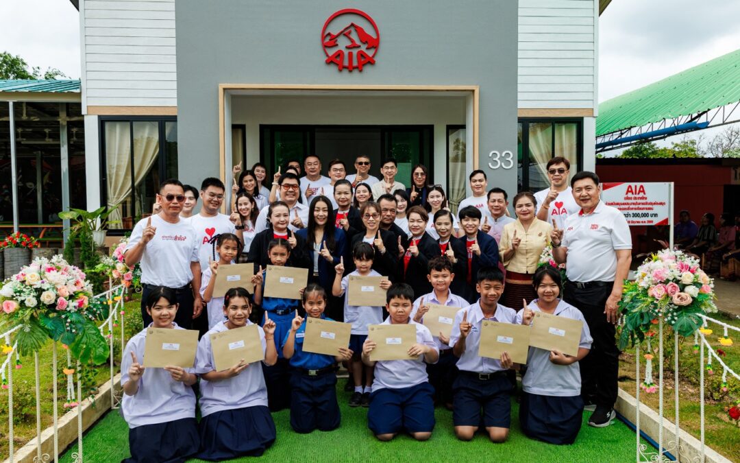 เอไอเอ ประเทศไทย ปรับปรุงห้องสมุดโรงเรียนไชยะวิทยา จ.สุโขทัยหนุนเยาวชนเข้าถึงแหล่งเรียนรู้คุณภาพ