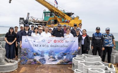 SCG 3D Printing พลิกนวัตกรรมก่อสร้างสู่การฟื้นฟูทะเลไทย โชว์ศักยภาพเทคโนโลยีการพิมพ์สามมิติ ต่อยอดสู่โซลูชันก่อสร้างและโครงสร้างพื้นฐานอย่างยั่งยืน