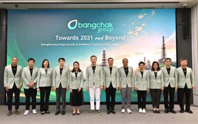 กลุ่มบริษัทบางจากเปิดแผนยุทธศาสตร์ 5 ปี มุ่งสู่การเป็นกลุ่มธุรกิจพลังงานระดับโลก ผนึกธุรกิจครบวงจร เสริมความมั่นคงทางพลังงานและความสามารถในการรับมือความผันผวน ตั้งเป้าเพิ่ม EBITDA เป็น 2 เท่าภายในปี 2573 และสร้างรายได้ 1 ล้านล้านบาทภายในปี 2574