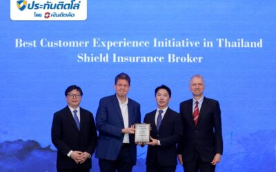 ประกันติดโล่ พลิกโฉมนายหน้าประกันภัยสู่ Service Brokerคว้ารางวัล Best Customer Experience Initiative in Thailandจากเวที The Asian Banker Thailand Awards 2026
