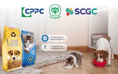 CPPC ในเครือซีพี จับมือ SCGC เปิดตัวบรรจุภัณฑ์อาหารสัตว์รีไซเคิลชนิด Food Grade รายแรกในอาเซียน ปลอดภัยต่อสัตว์เลี้ยง สิ่งแวดล้อมยั่งยืน มาตรฐานใหม่ของอุตสาหกรรมอาหารสัตว์