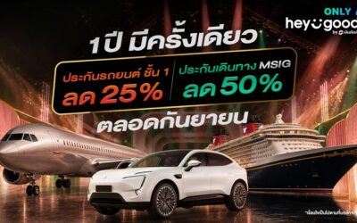 “heygoody.com” ฉลอง 3 ปี! จัดแคมเปญใหญ่ “1 ปีมีครั้งเดียว”มอบส่วนลดประกันรถยนต์-ประกันเดินทาง ตลอดกันยายน 2569