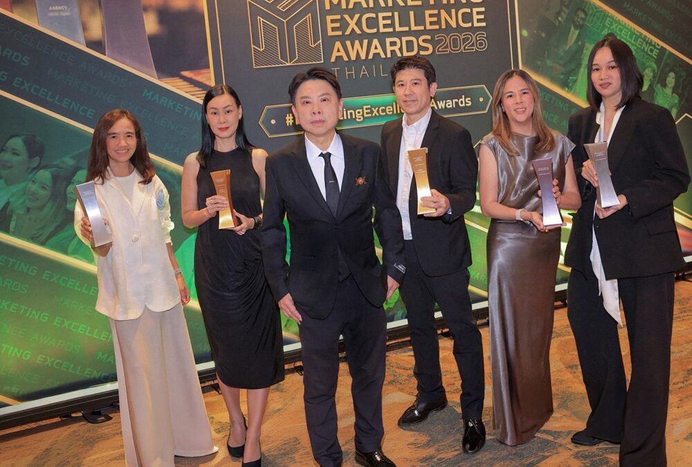 เซ็นทรัลพัฒนา เบอร์ 1 อสังหาฯ ไทย โชว์พลังทีมการตลาด คว้า 5 รางวัล Marketing Excellence Awards 2026 “เซ็นทรัลเวิลด์–เซ็นทรัล พาร์ค” นำทีมคว้า 2 Gold ตอกย้ำศักยภาพสร้าง World-Class Landmarks และประสบการณ์เหนือความคาดหมาย