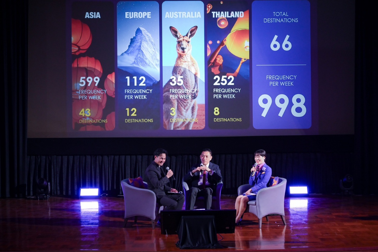 การบินไทยจัดงาน “THAI TALK” ยกระดับประสบการณ์การเดินทางแบบไร้รอยต่อ มุ่งสร้างความผูกพันกับผู้โดยสารอย่างยั่งยืน
