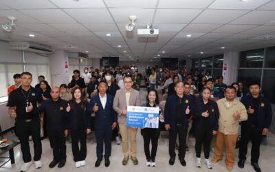 วิริยะประกันภัย ร่วมกับกรมการขนส่งทางบก จัดอบรมใบขับขี่ รุ่นที่ 382