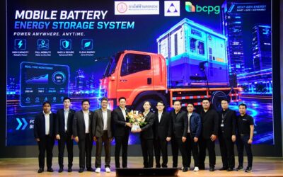 BCPG ร่วมแสดงความยินดี MEA เปิดตัวโครงการนำร่อง Battery on Truck นวัตกรรมระบบกักเก็บพลังงานแบบเคลื่อนที่ได้